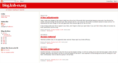 Desktop Screenshot of blog.lcsh-es.org